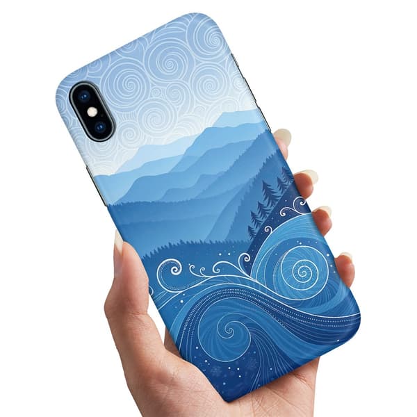 Deksel / Mobildeksel til iPhone XS Max - Blue Hills