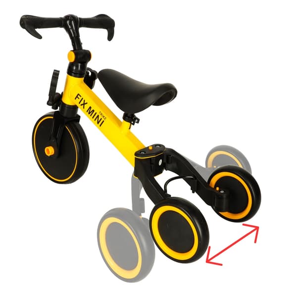 Trehjulet cykel til børn - Gul