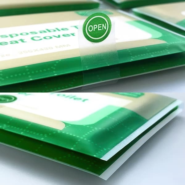 Spylbart Toalettseteovertrekk / Engangsbeskyttelse - 50-Pack