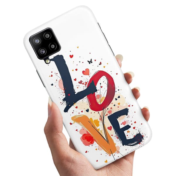 Deksel / Mobildeksel til Samsung Galaxy A12 - Love