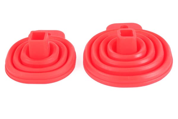 Hopfällbar tratt silikon 2-pack