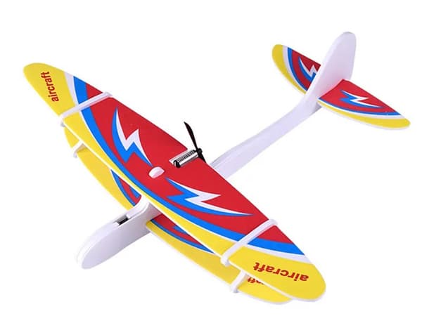 Flygplansleksak skum - USB LED-glidare