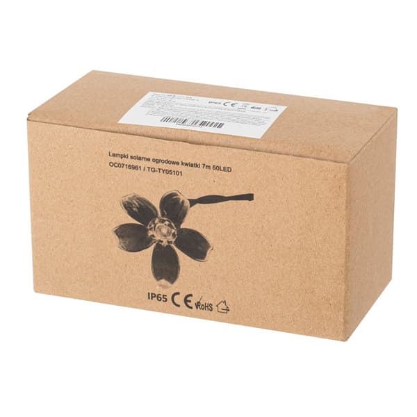 LED Guirlande Blomster - Solcelle - 7m