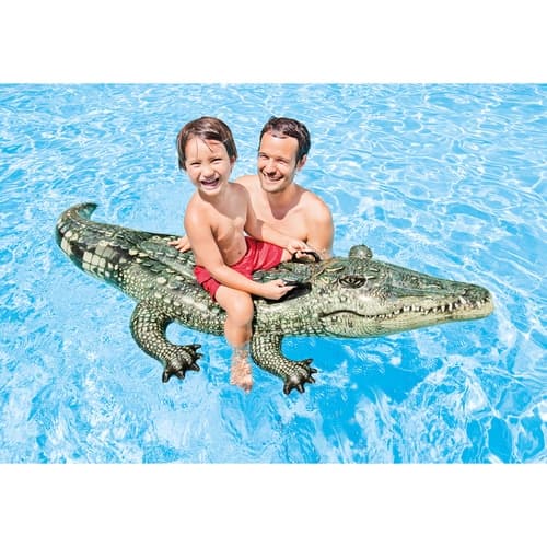 Oppustelig Krokodille til Pool