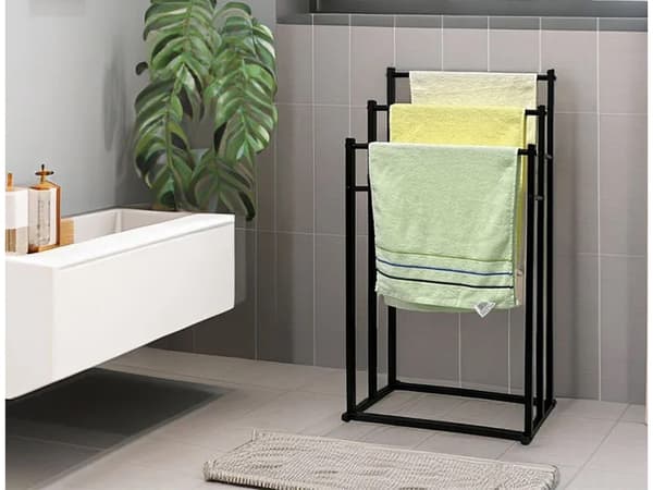 Håndklestativ metall - Loftdesign for baderom