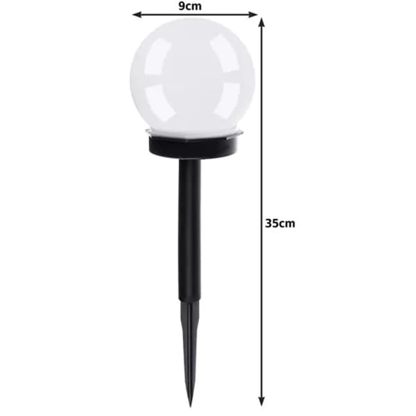 LED trädgårdslampor med solcell – 6-Pack
