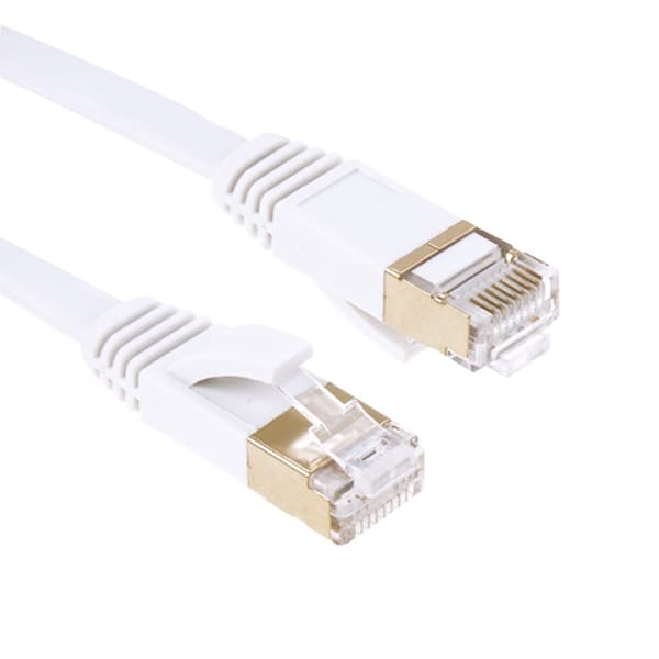 10m - Flad Netværkskabel Cat7 - Internetkabel