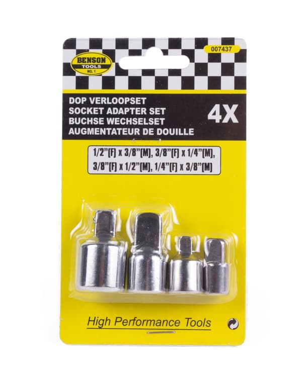 Hylseadaptersett 4-pakning