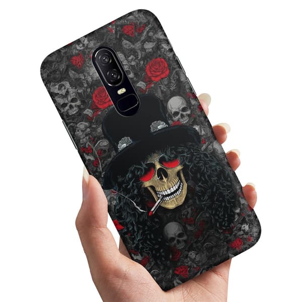Deksel / Mobildeksel til OnePlus 8 - Slash Skull