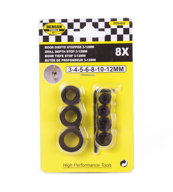 Borstop 3-12 mm 8 stk