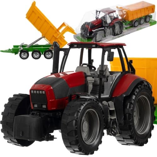 Traktor med Trailer - Legetøjsbil