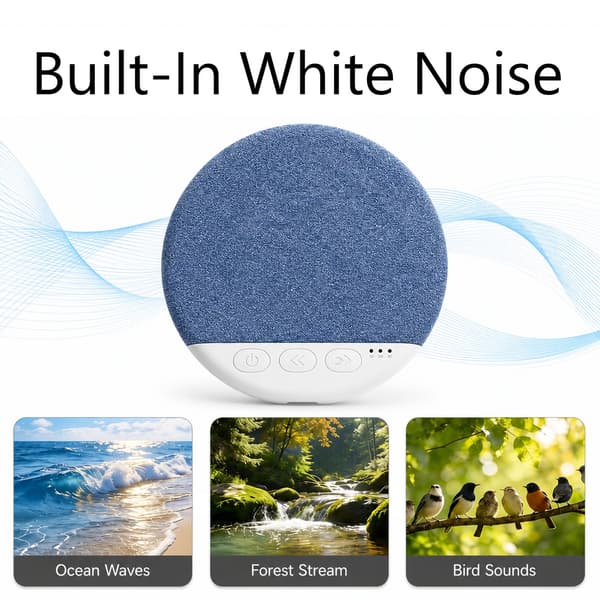 Högtalare för kudde med 3D-stereoljud och timer – Bluetooth 5.4