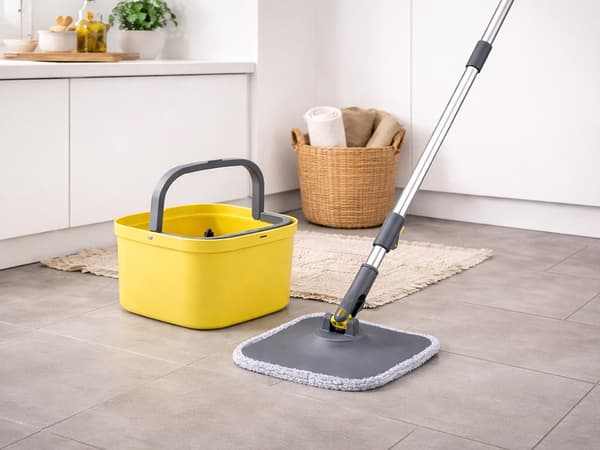 Mopping sett 360° bøtte 2 mikrofiber