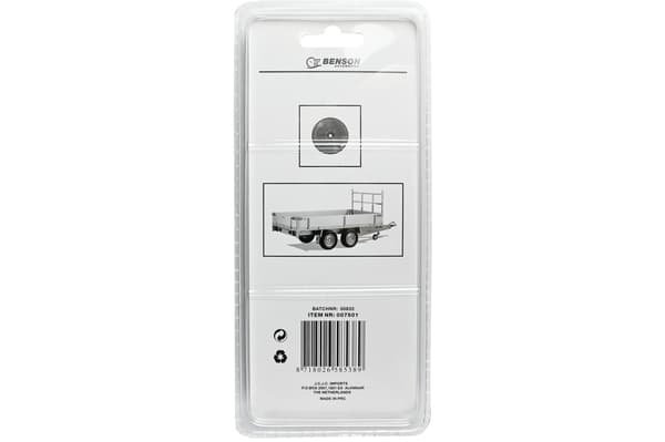 Reflektor rund rød 60 mm 2 stk E4