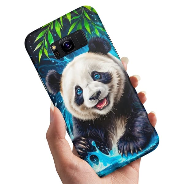 Deksel / Mobildeksel til Samsung Galaxy S8 Plus - Panda