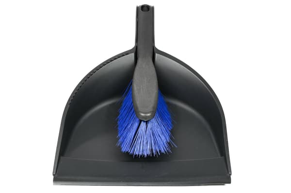 Sopskyffel och borste 21,5 cm