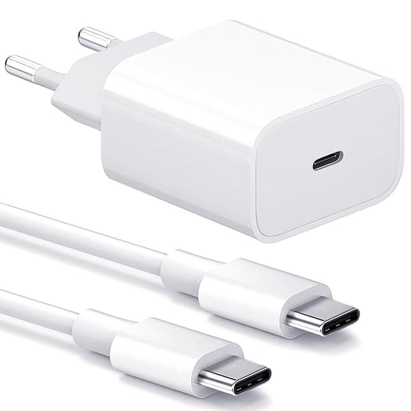 Oplader til Samsung - Hurtiglader 30W USB-C - Adapter+Kabel 2m - 4-Pack Samsung 30W