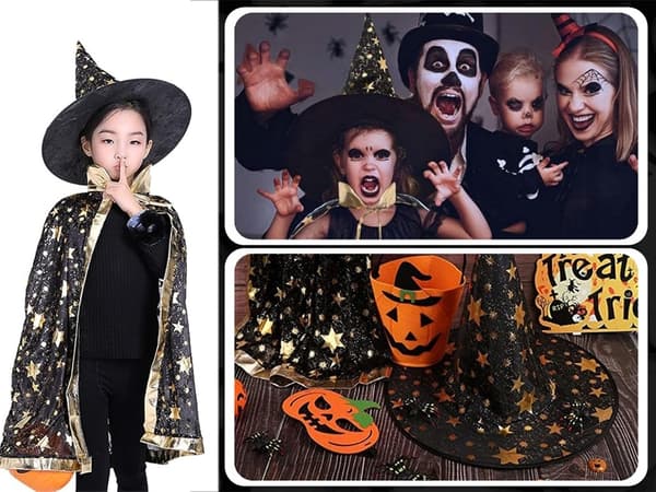 Forklædning guide kostume halloween kappe hat