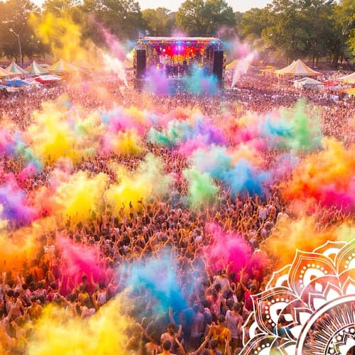 Holi-värijauhe festivaaleille