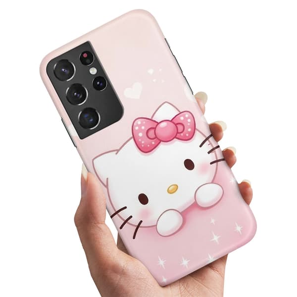 Deksel / Mobildeksel til Samsung Galaxy S21 Ultra - Kitty