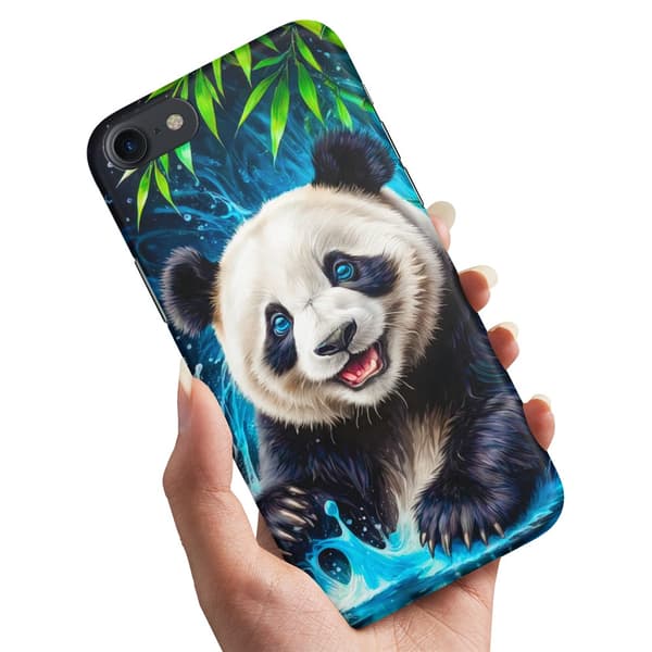 Deksel / Mobildeksel til iPhone 6 / 6s Plus - Panda