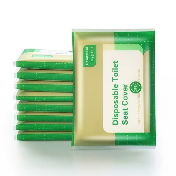 Spylbart Toalettseteovertrekk / Engangsbeskyttelse - 50-Pack