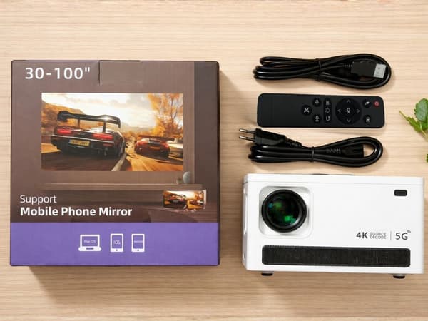 Projektor Android 4K Wi-Fi bluetooth LCD 100 tum