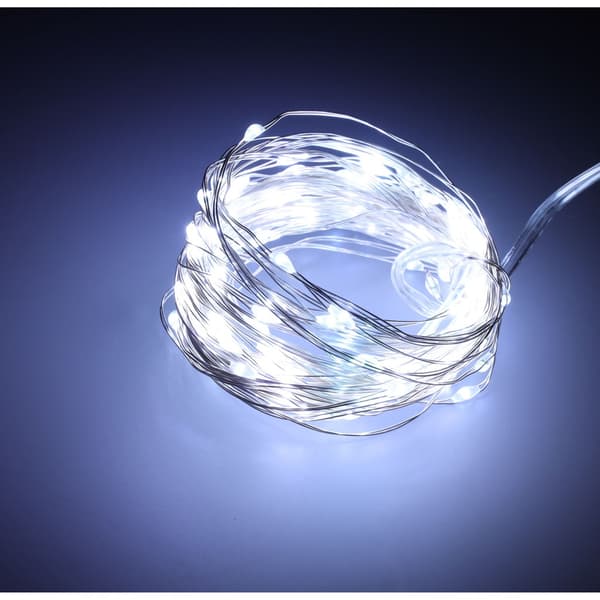 Ljusslinga / LED-slinga - 10m - Kallvit