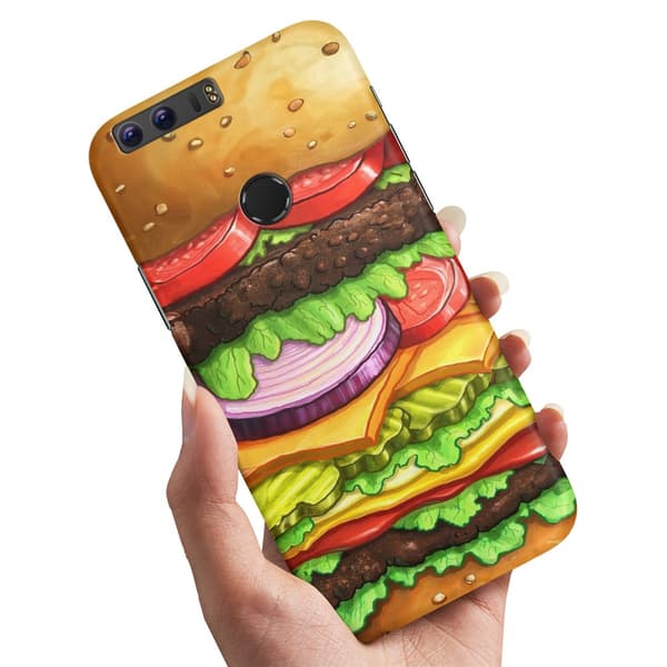Deksel / Mobildeksel til Huawei Honor 8 - Hamburger