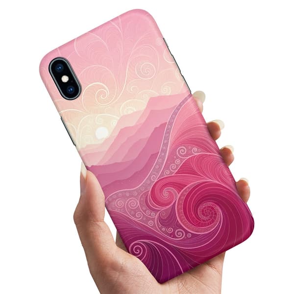 Deksel / Mobildeksel til iPhone XR - Pink Hills