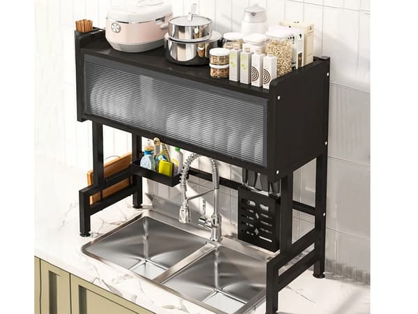 Diskställ 65 cm - Stor droppbricka med tallriksställ