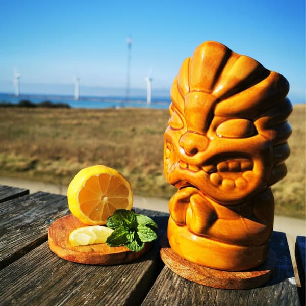 Tiki Glass 66 cl Brun