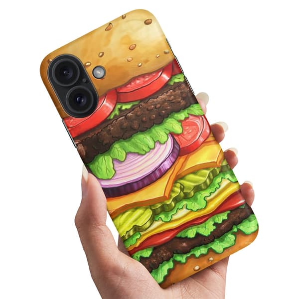 Kuoret / Suojakuoret iPhone 16 Plus - Hamburger