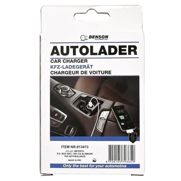 Billaddare USB + USB-C 12–24 V