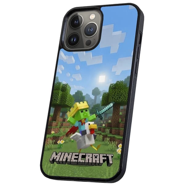 iPhone 13 Pro Max - Deksel/Mobildeksel Minecraft