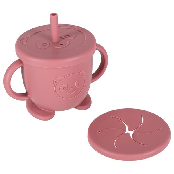 Barnservis Silikon - 9-delar - Pink