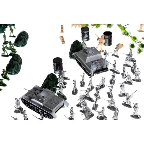 Legetøjssoldater Sæt - Militærbase - 300-dele