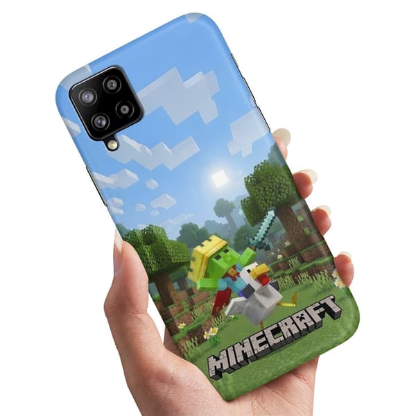Deksel / Mobildeksel til Samsung Galaxy A12 - Minecraft