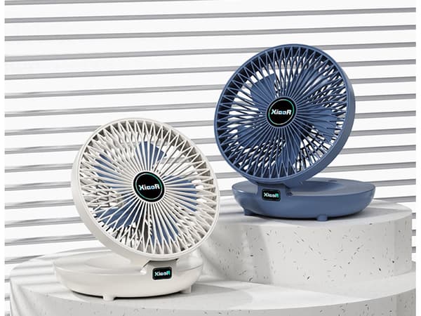 Sammenklappelig bordventilator - Trådløs ventilator med klemme