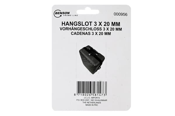 Hänglås 20 mm 3 st