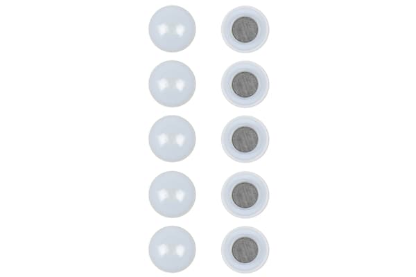 Magnet 30 mm 10 st vit