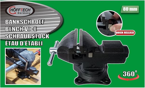 Bänkskruv 80 mm snabbfäste