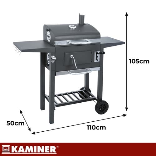 Grilli / Hiiligrilli tarvikkeineen - 105x110x50cm