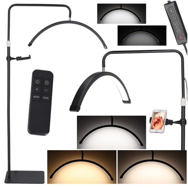 LED-sminkelys bue vippeextensions