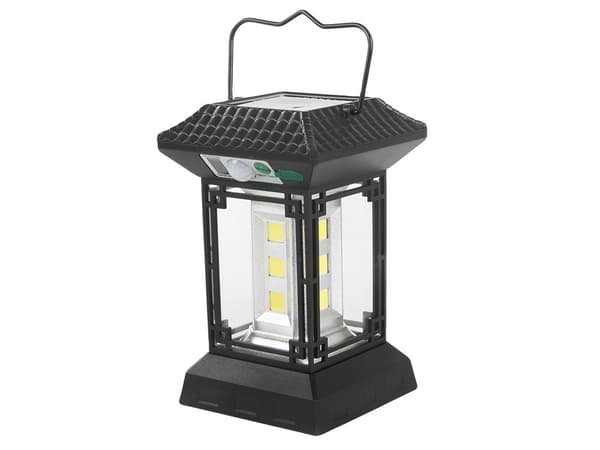 Solcellelampe 60 LED - 5 moduser + fjernkontroll