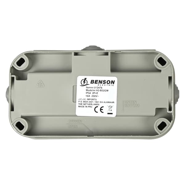 Stikkontakt 2-veis vanntett IP54