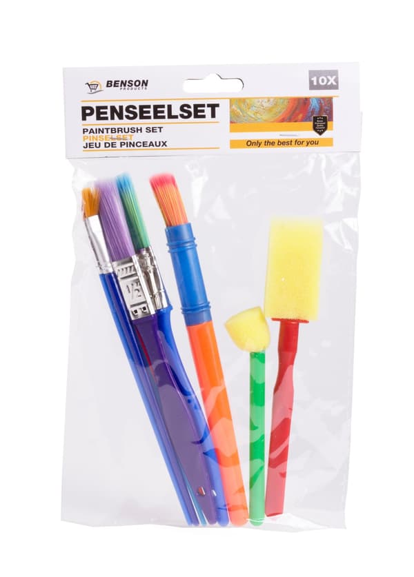 Penselsæt 9 dele
