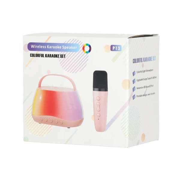 Karaokemaskine med 2 mikrofoner - Bluetooth