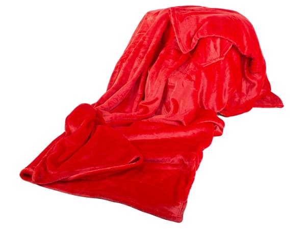 Filt med Ärmar - Red