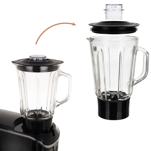 Foodprocessor med Varme & Kødhakker / Blender - 2000W